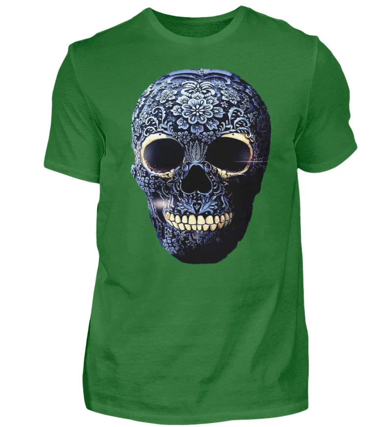 Fashion Herren Skull T-Shirt Rundhals Unisex Streetwear - Herren Shirt
