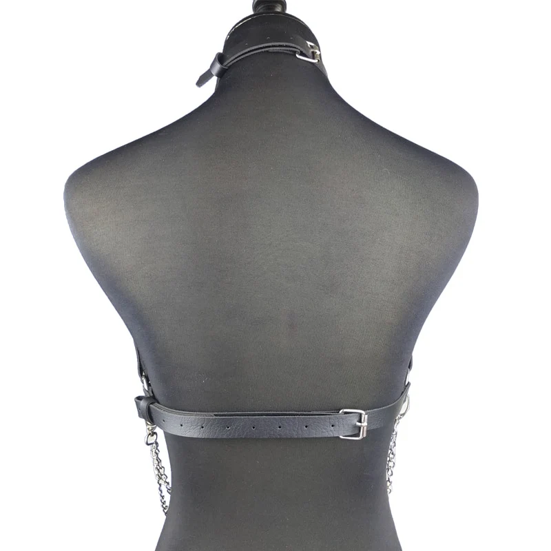 Sexy Harness Kette BH Gürtel Toys Punk Goth Frauen Bdsm Bondage Dessous