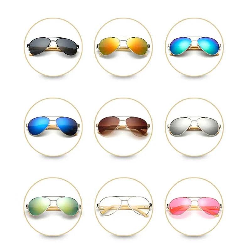 Sonnenbrille Verspiegelt Pilotbrille Fliegerbrille Brille Herren Damen UV400