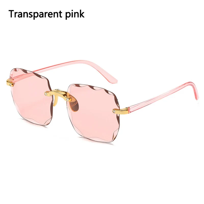 Damen Herren Randlose Sonnenbrille Luxus Shades UV400 Brillen Sonnenbrillen Neu