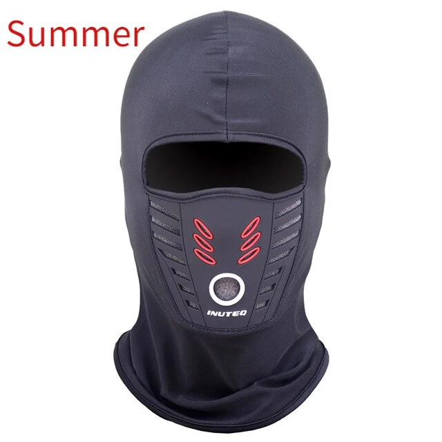 Warme Fleece Motorrad Gesichtsmaske Radsport Ski Mütze Sturmhaube Wasserdicht Winddicht