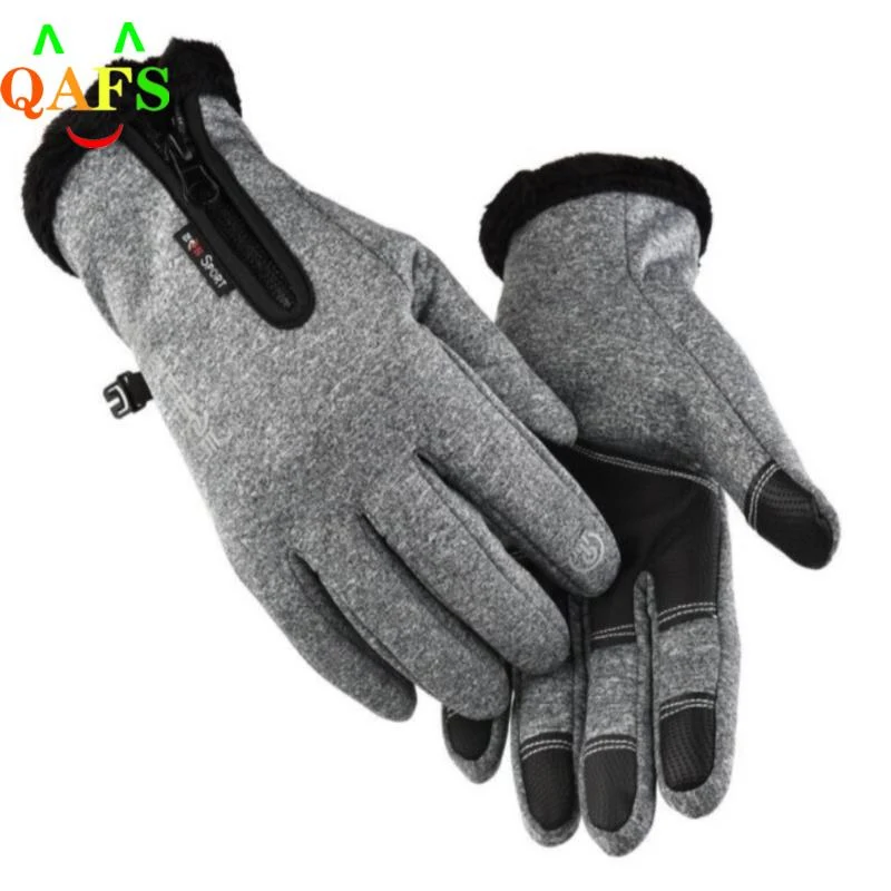 Fahrradhandschuhe Damen Herren Thermo Winter Handschuhe Touchscreen Wasserdicht