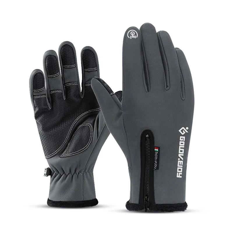 Fahrradhandschuhe Damen Herren Thermo Winter Handschuhe Touchscreen Wasserdicht