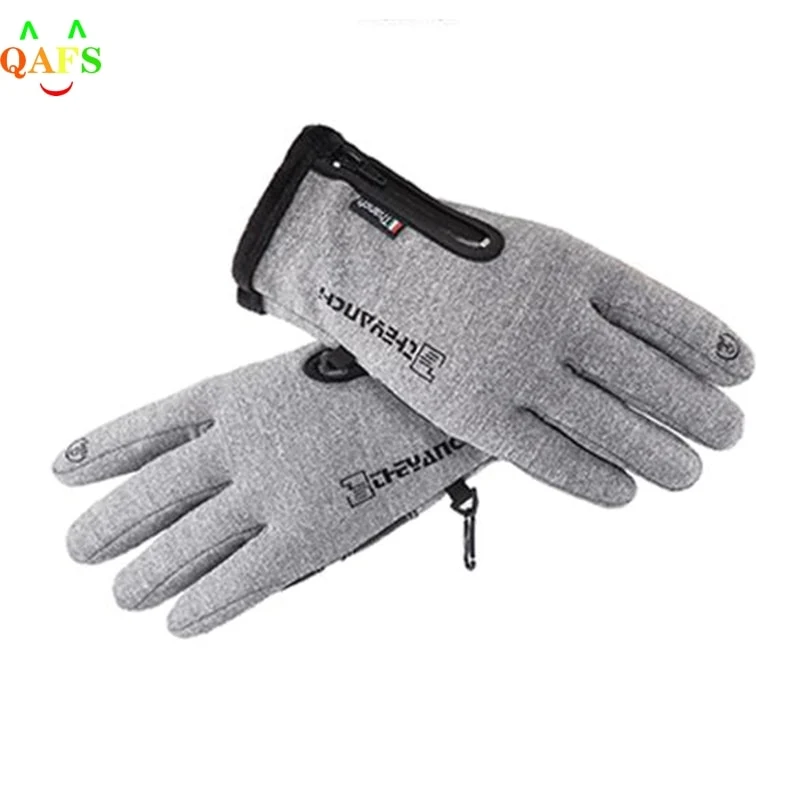 Fahrradhandschuhe Damen Herren Thermo Winter Handschuhe Touchscreen Wasserdicht