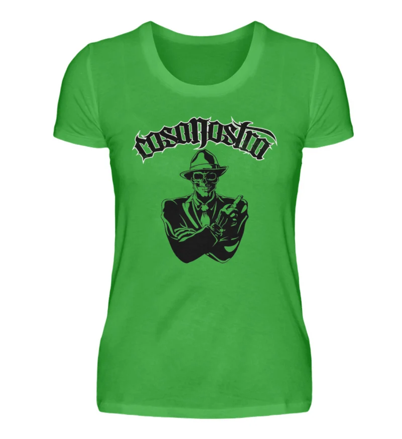 Frauen COSANOSTRA T-Shirt Rundhals Unisex Streetwear 100% Baumwolle - Damenshirt