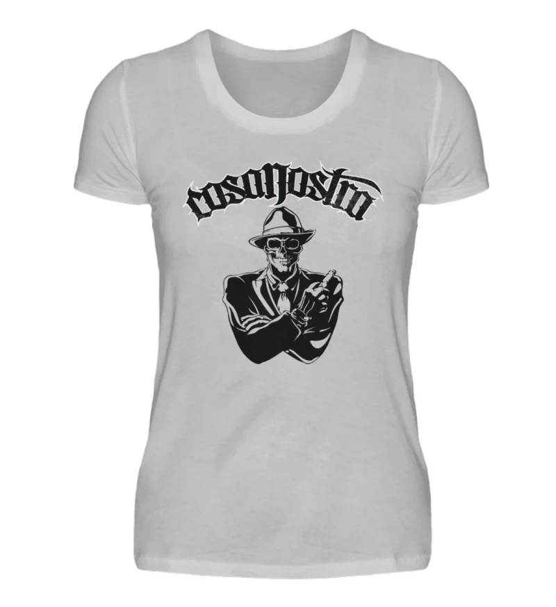 Frauen COSANOSTRA T-Shirt Rundhals Unisex Streetwear 100% Baumwolle - Damenshirt