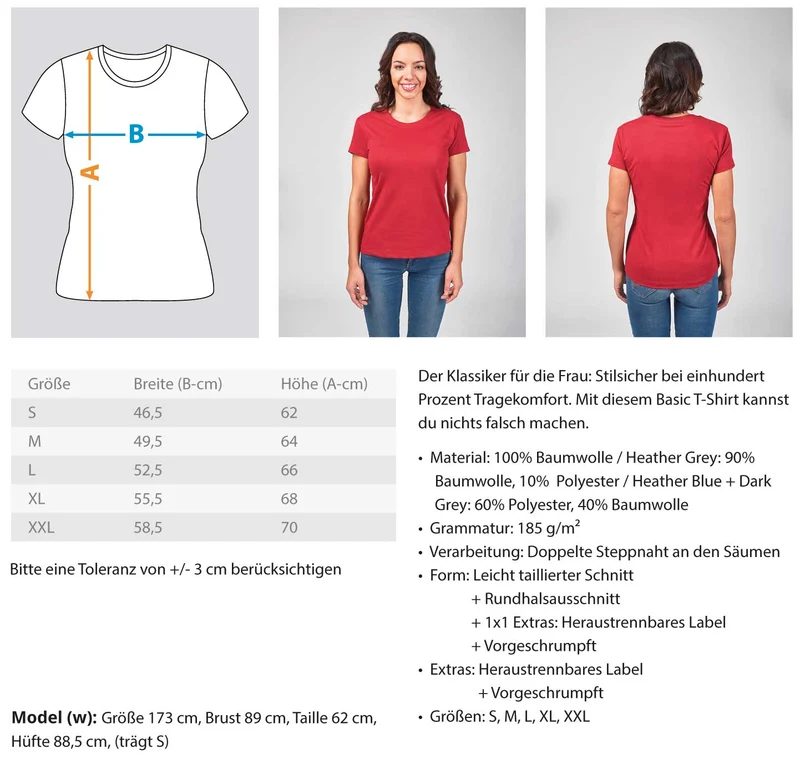 Frauen COSANOSTRA T-Shirt Rundhals Unisex Streetwear 100% Baumwolle - Damenshirt