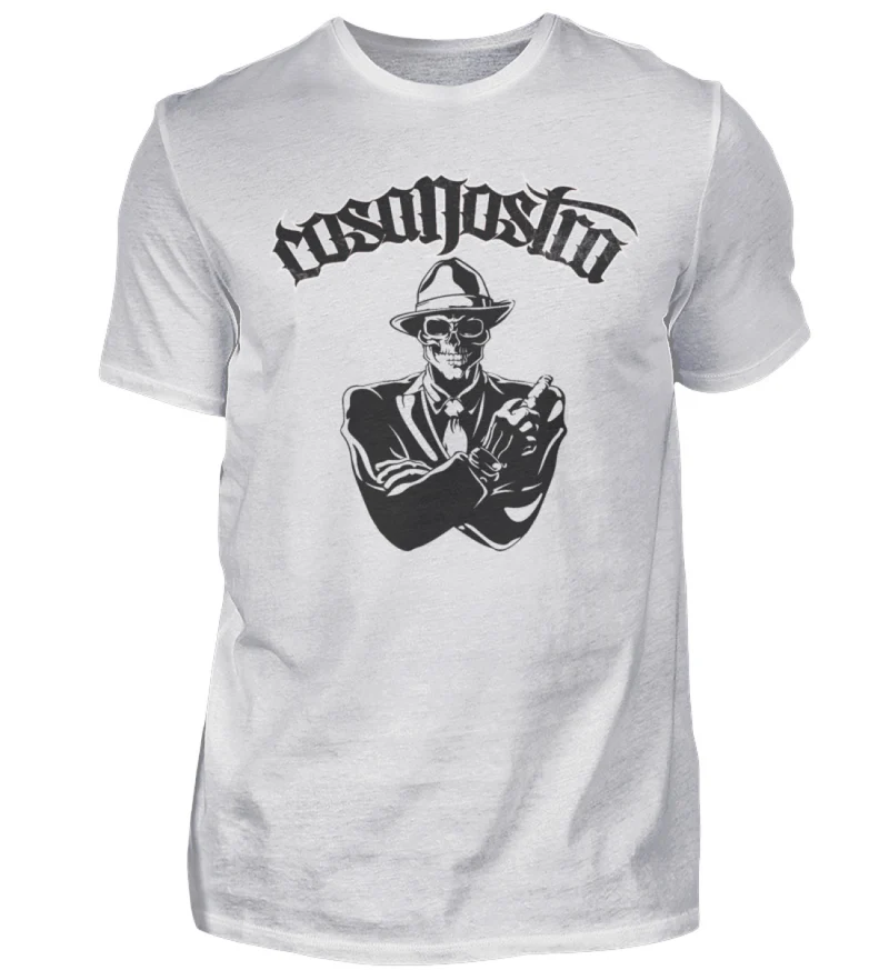 Herren COSANOSTRA T-Shirt Rundhals Unisex Streetwear 100% Baumwolle - Herren Shirt