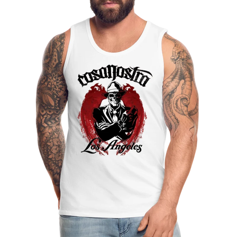 Tanktop T-Shirt COSANOSTRA Muskelshirt Achselshirt Sport Basic Herren