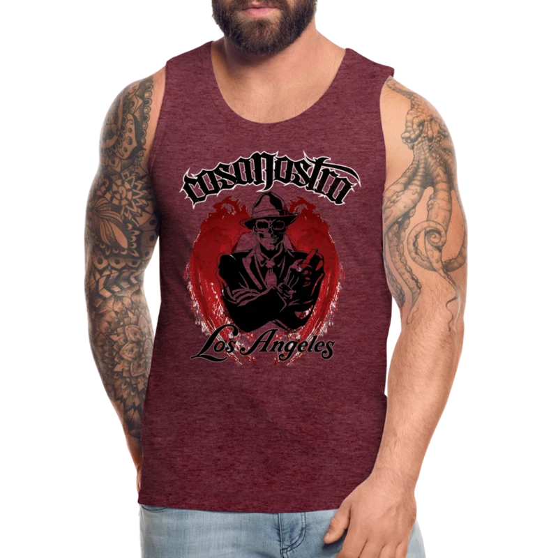 Tanktop T-Shirt COSANOSTRA Muskelshirt Achselshirt Sport Basic Herren