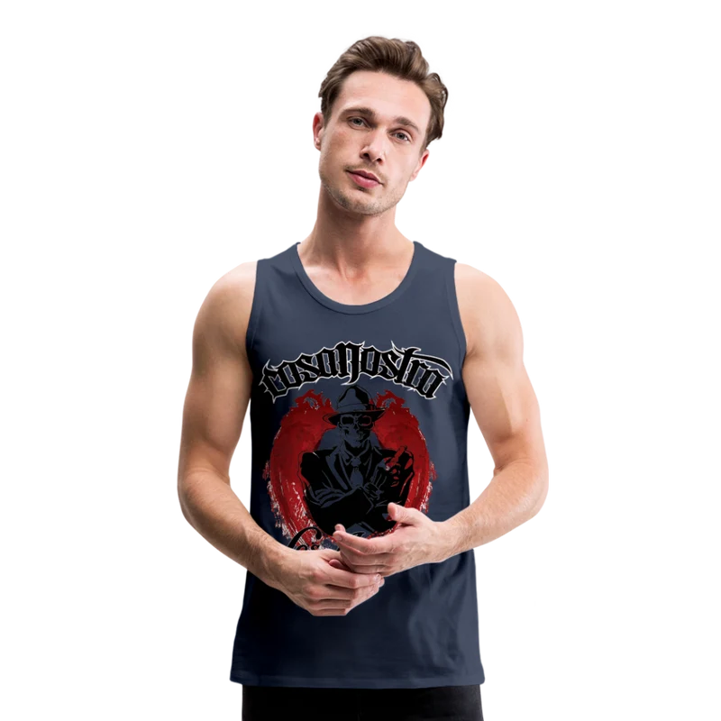 Tanktop T-Shirt COSANOSTRA Muskelshirt Achselshirt Sport Basic Herren