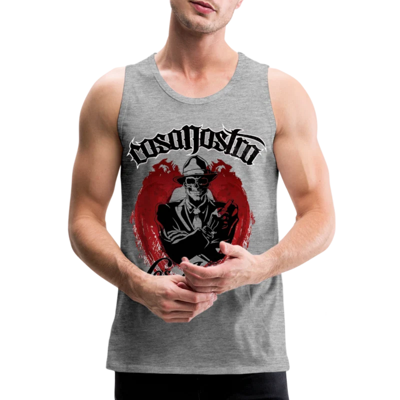 Tanktop T-Shirt COSANOSTRA Muskelshirt Achselshirt Sport Basic Herren