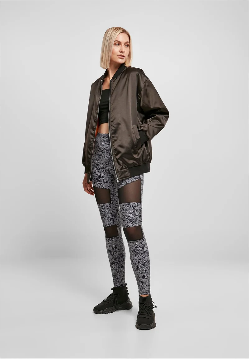 UC Oversized Satin Bomber Jacket