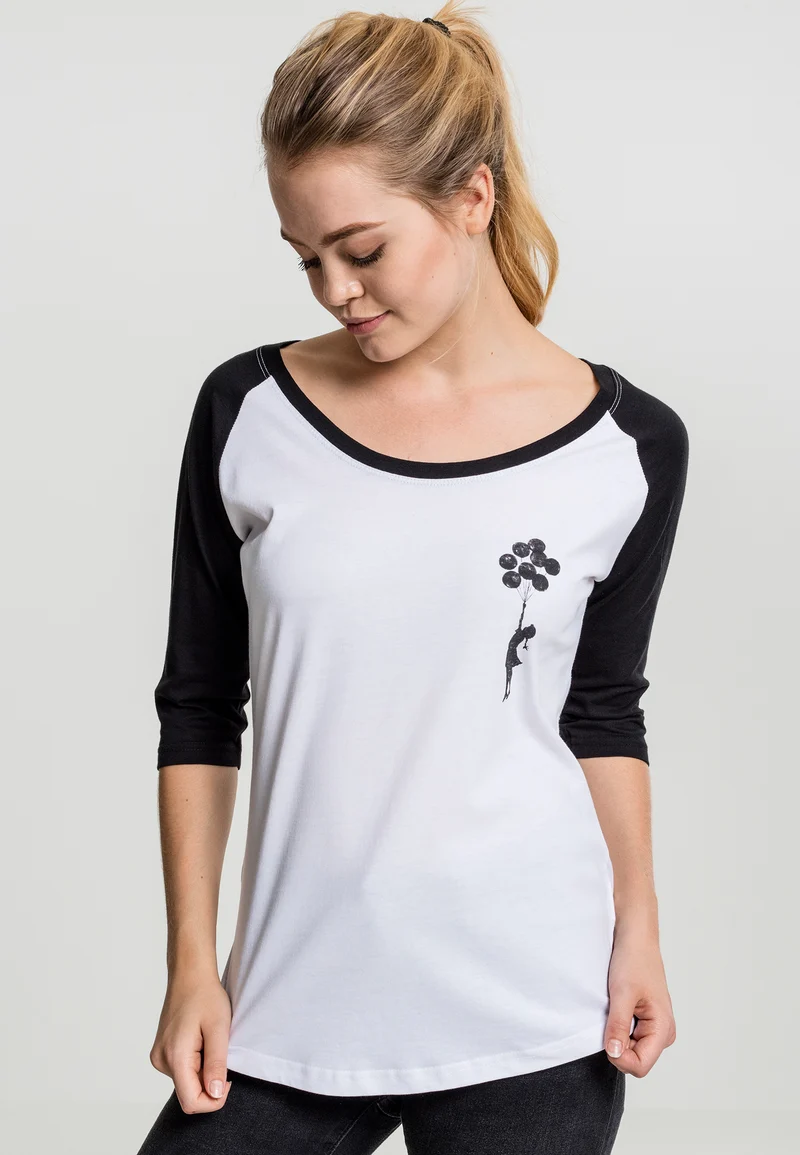 MC Banksy´s Graffiti Balloons Raglan Tee
