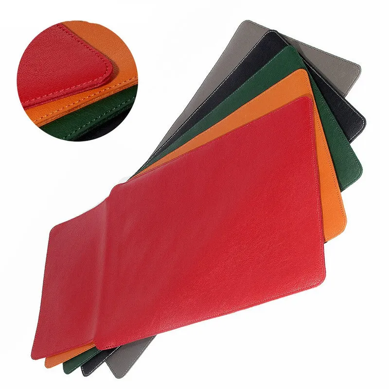 Leder Laptop Tasche Sleeve Hülle Case Cover für Macbook Air Pro 13.3 14 15 Zoll