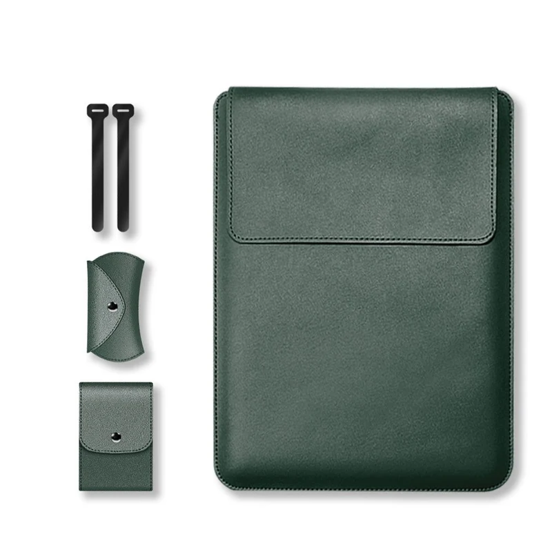 Leder Laptop Tasche Sleeve Hülle Case Cover für Macbook Air Pro 13.3 14 15 Zoll