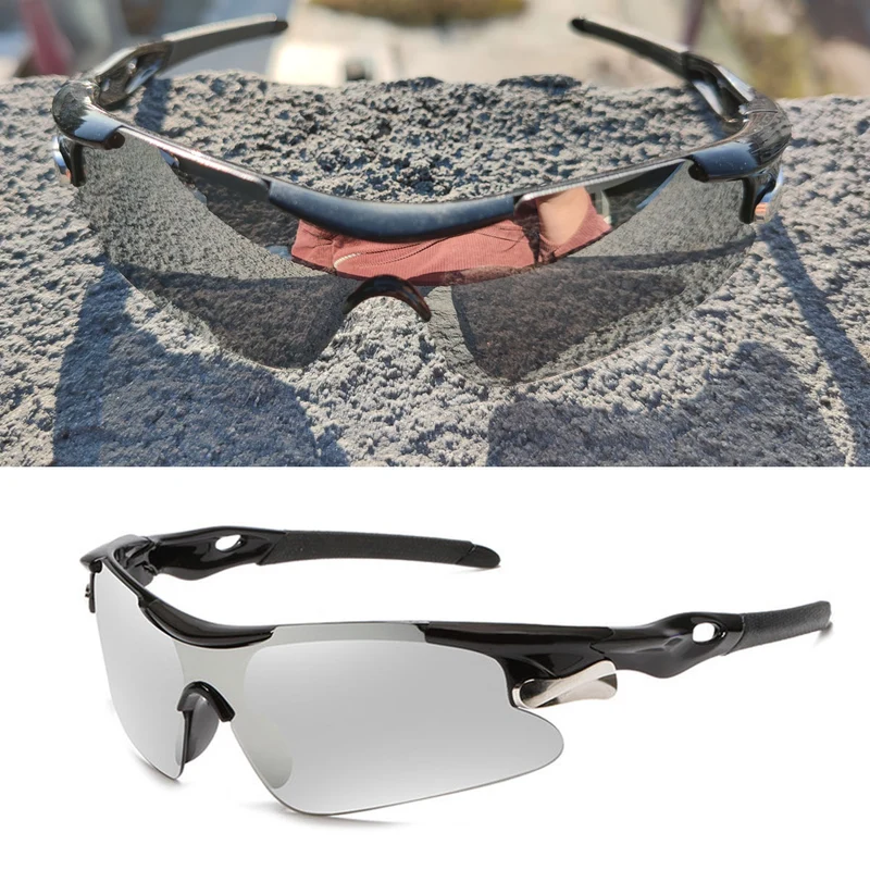 Fahrradbrille Polarisiert Sportbrille Sonnenbrille Brille UV400 7 Farbe