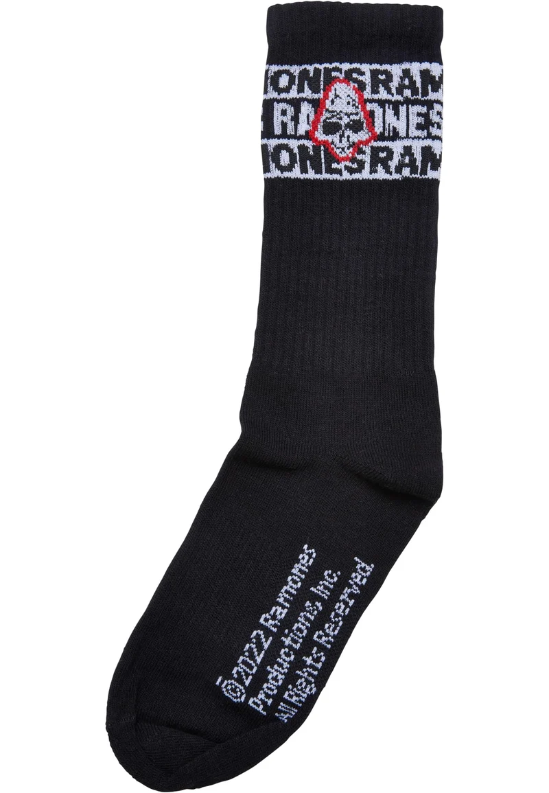 MC Ramones Skull Socks 2-Pack