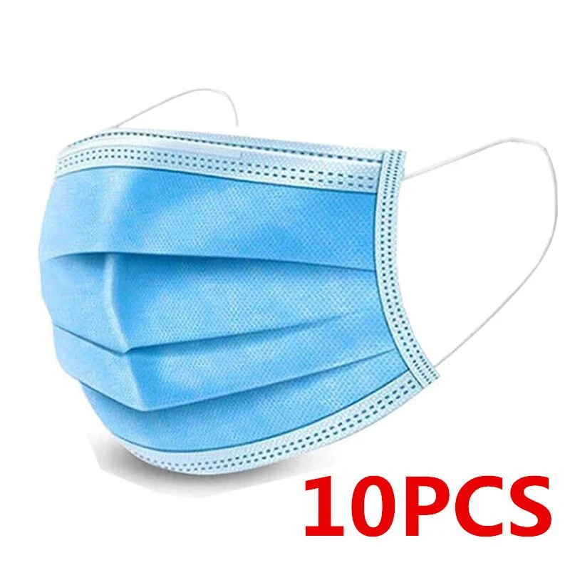 10-600 medizinische OP Masken Typ IIR 2R Blau Mundschutz 3-lagig Einwegmaske