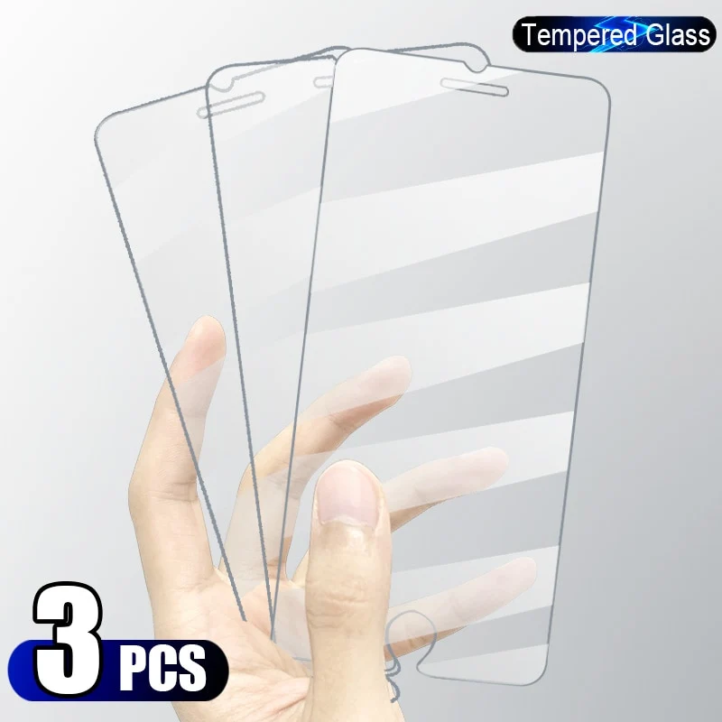 3 Stk Panzerfolie Glas Schutz Folie Passend Zu iPhone 13 12 11 XR X S Pro Max Mini