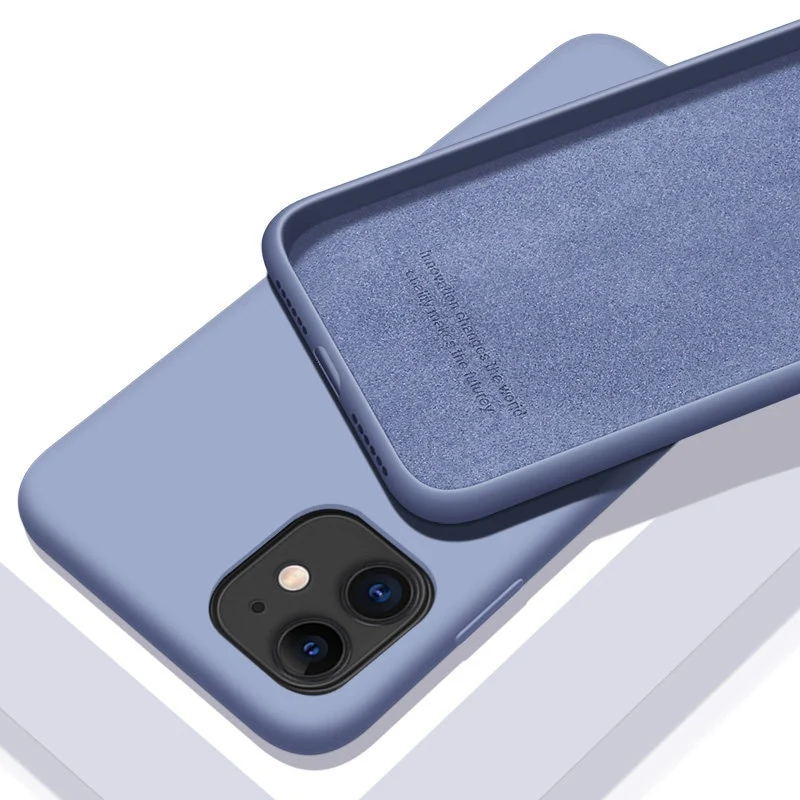 Hülle IPhone 11 12 Pro Max Handy Case Tasche Cove Schutzhülle Flüssigsilikon