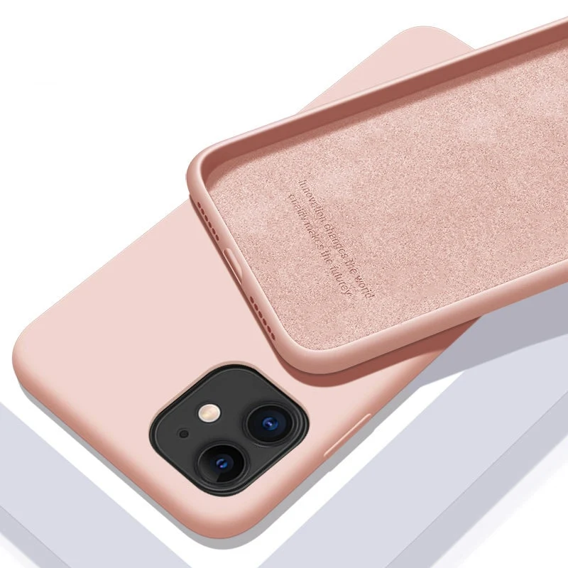 Hülle IPhone 11 12 Pro Max Handy Case Tasche Cove Schutzhülle Flüssigsilikon
