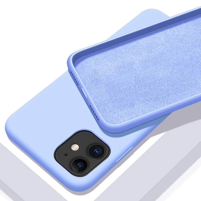 Hülle IPhone 11 12 Pro Max Handy Case Tasche Cove Schutzhülle Flüssigsilikon