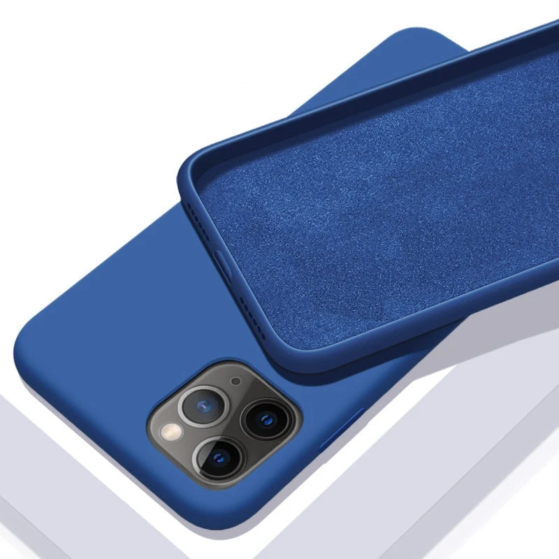 Hülle IPhone 11 12 Pro Max Handy Case Tasche Cove Schutzhülle Flüssigsilikon