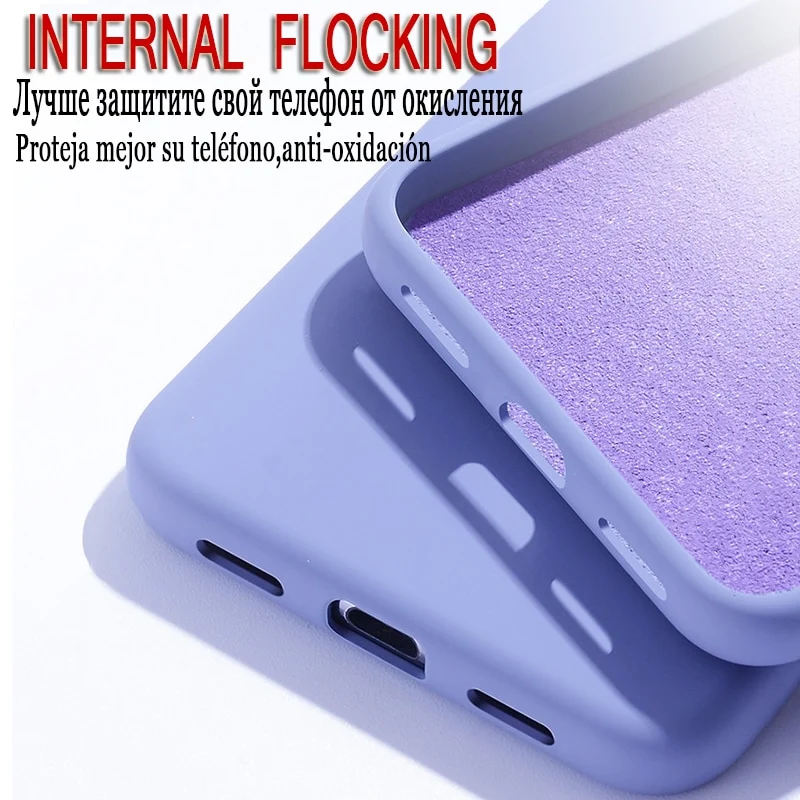 Hülle IPhone 11 12 Pro Max Handy Case Tasche Cove Schutzhülle Flüssigsilikon