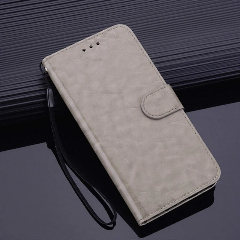 Handy Tasche Schutzhülle Book Case Flip Cover Wallet Etui Handy Hülle Schwarz