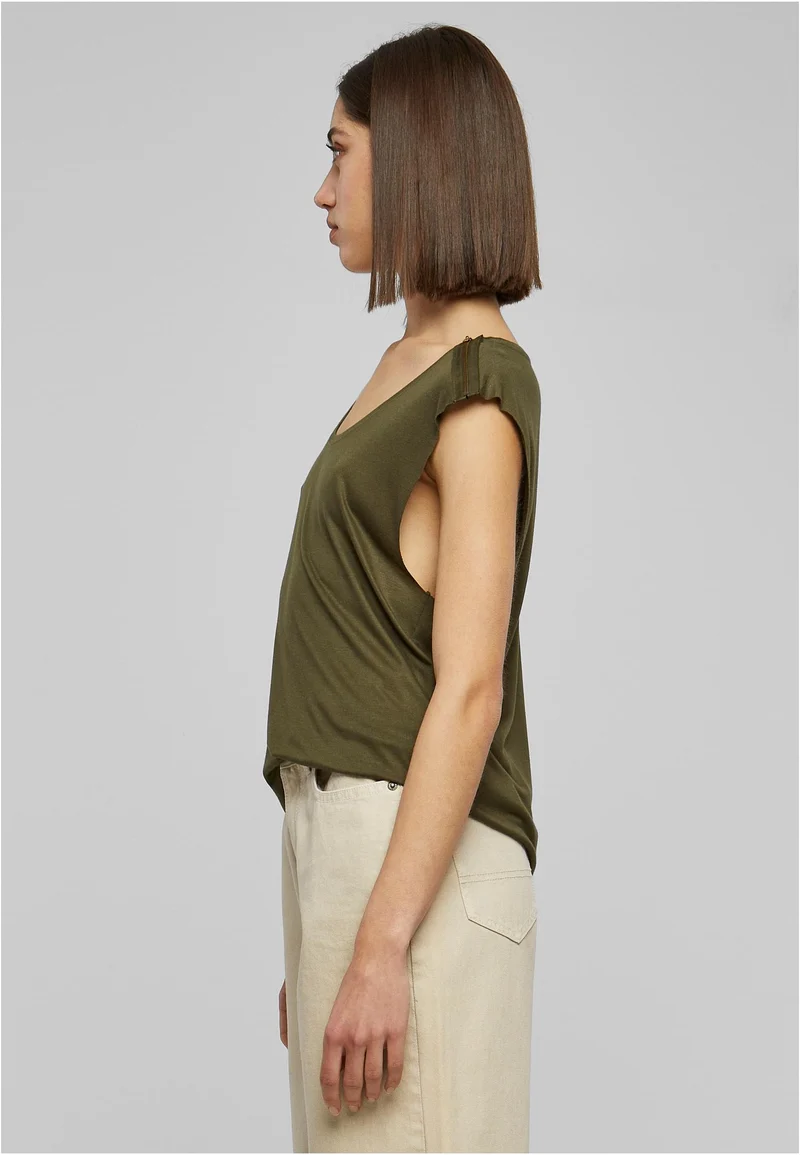 UC Shoulder Zip HiLo Tee
