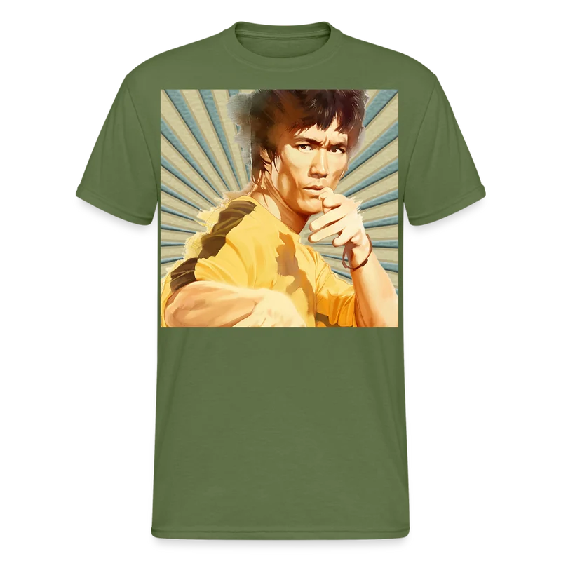 Unisex T-Shirt Streetwear Fashion Kung Fu Martial arts Bruce Lee