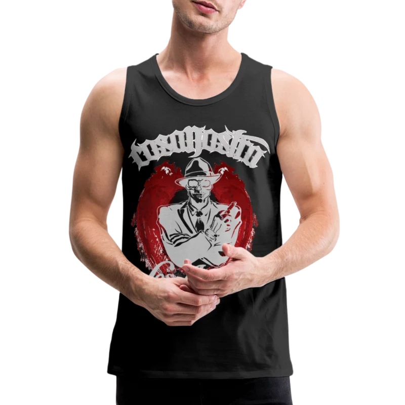 Tanktop T-Shirt COSANOSTRA Muskelshirt Achselshirt Sport Basic Herren
