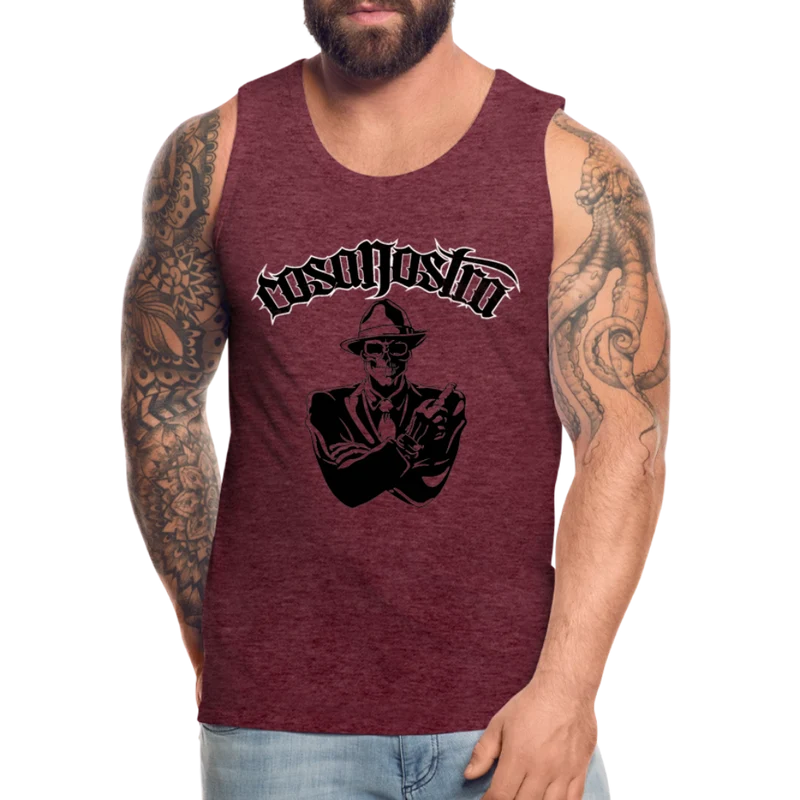 Tanktop T-Shirt COSANOSTRA Muskelshirt Achselshirt Sport Basic Herren