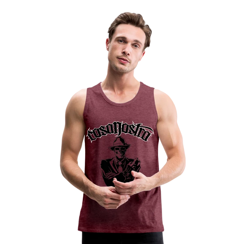 Tanktop T-Shirt COSANOSTRA Muskelshirt Achselshirt Sport Basic Herren