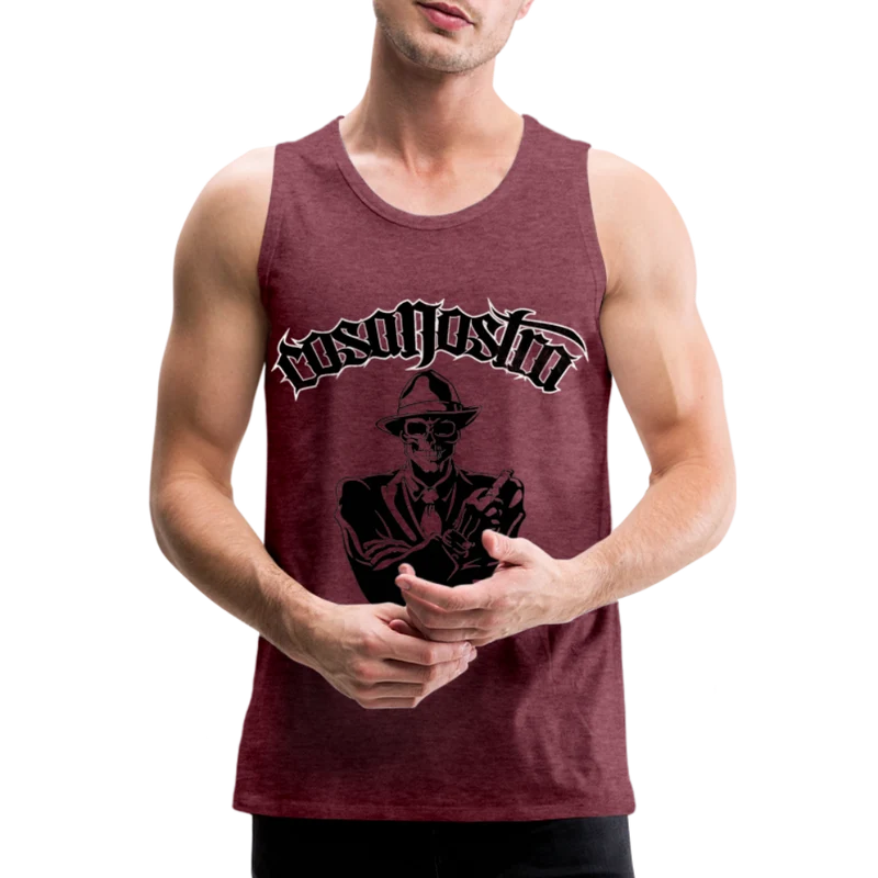 Tanktop T-Shirt COSANOSTRA Muskelshirt Achselshirt Sport Basic Herren