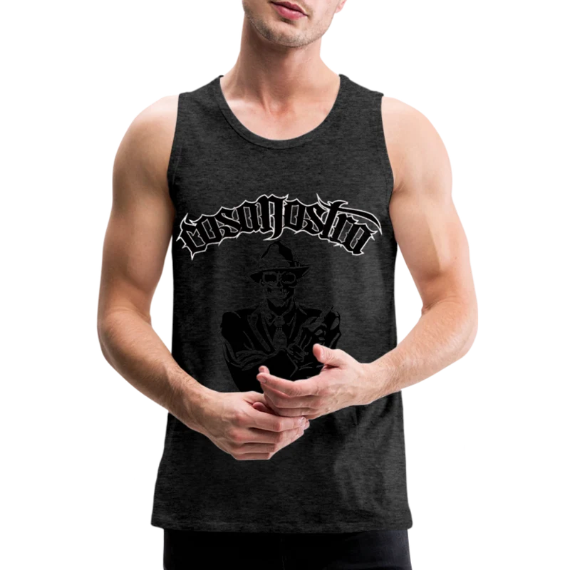 Tanktop T-Shirt COSANOSTRA Muskelshirt Achselshirt Sport Basic Herren