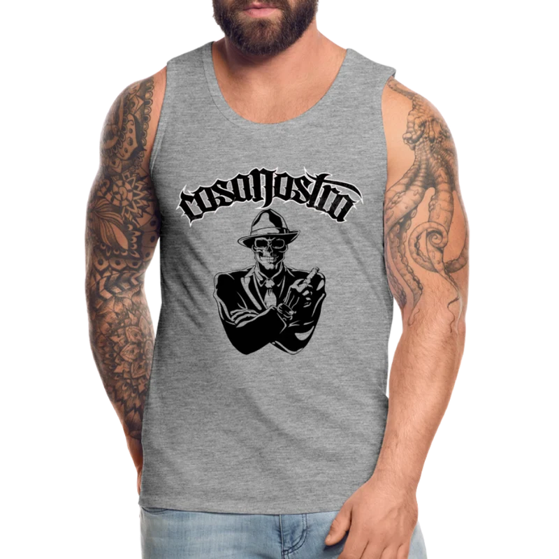 Tanktop T-Shirt COSANOSTRA Muskelshirt Achselshirt Sport Basic Herren