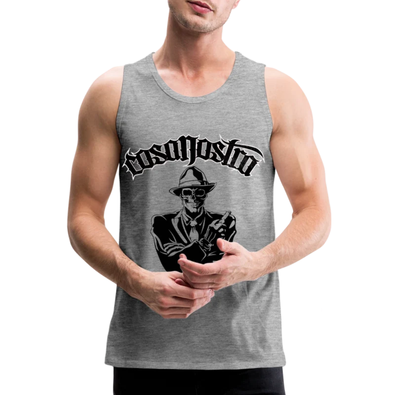 Tanktop T-Shirt COSANOSTRA Muskelshirt Achselshirt Sport Basic Herren