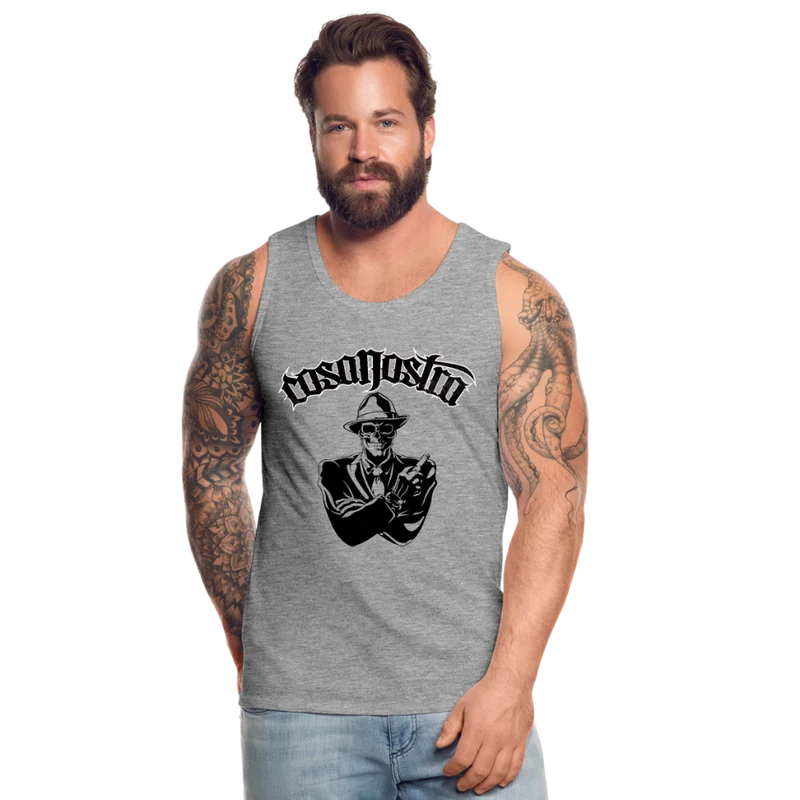 Tanktop T-Shirt COSANOSTRA Muskelshirt Achselshirt Sport Basic Herren