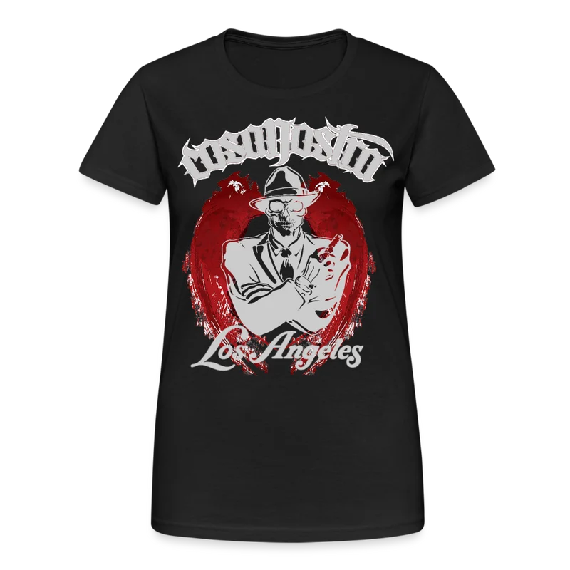 Frauen COSANOSTRA T-Shirt Rundhals Unisex Streetwear Gildan 100% Baumwolle