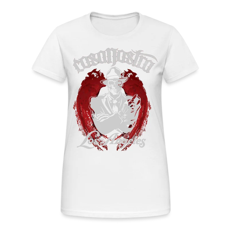 Frauen COSANOSTRA T-Shirt Rundhals Unisex Streetwear Gildan 100% Baumwolle