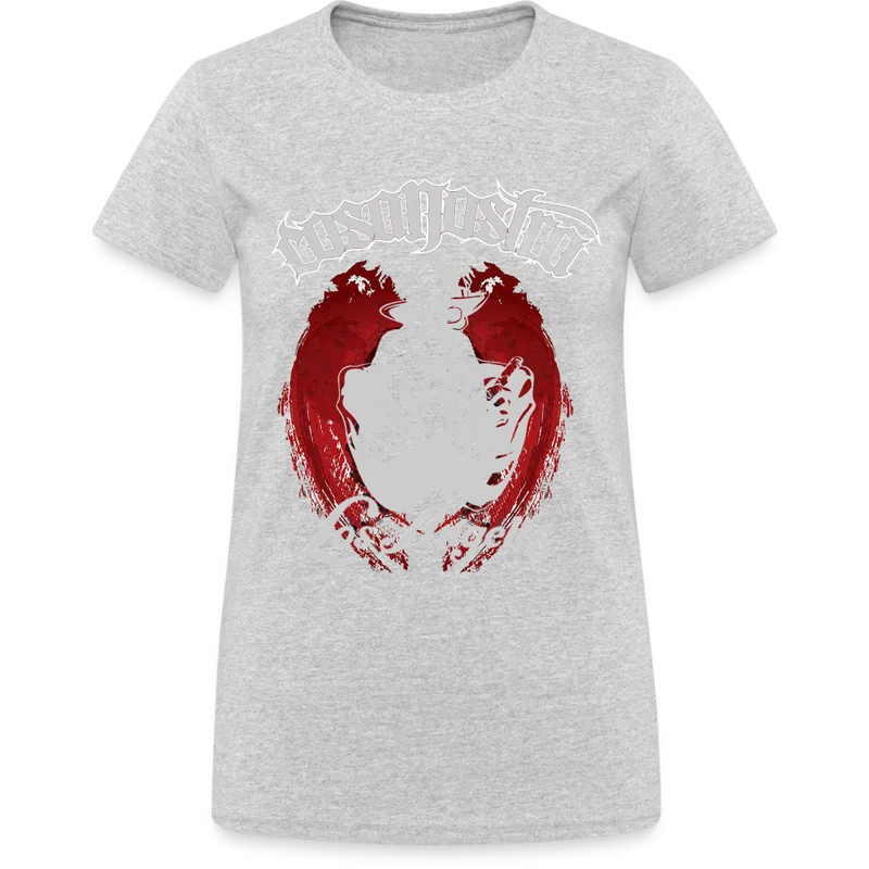 Frauen COSANOSTRA T-Shirt Rundhals Unisex Streetwear Gildan 100% Baumwolle
