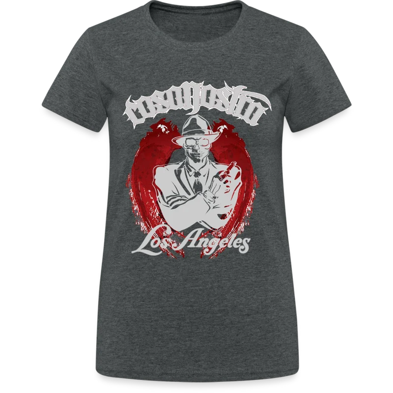 Frauen COSANOSTRA T-Shirt Rundhals Unisex Streetwear Gildan 100% Baumwolle