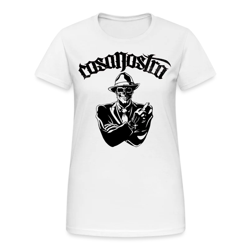 Frauen COSANOSTRA T-Shirt Rundhals Unisex Streetwear Gildan 100% Baumwolle