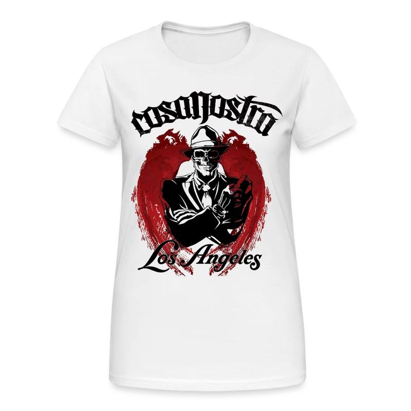 Frauen COSANOSTRA T-Shirt Rundhals Unisex Streetwear Gildan 100% Baumwolle