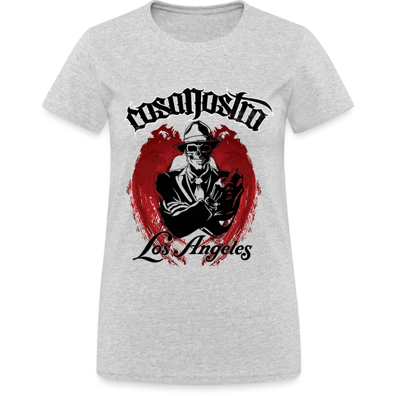 Frauen COSANOSTRA T-Shirt Rundhals Unisex Streetwear Gildan 100% Baumwolle