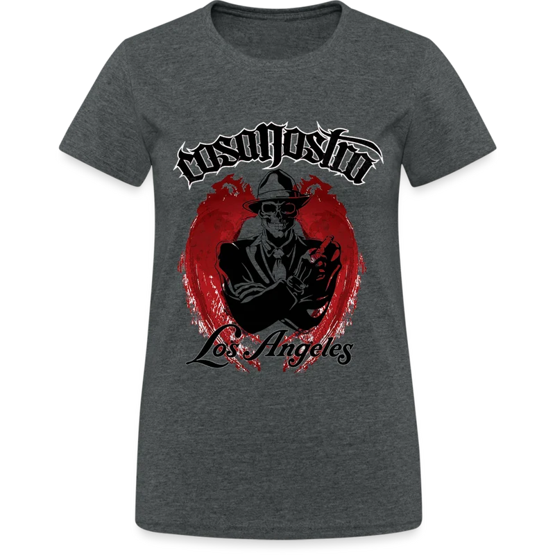 Frauen COSANOSTRA T-Shirt Rundhals Unisex Streetwear Gildan 100% Baumwolle