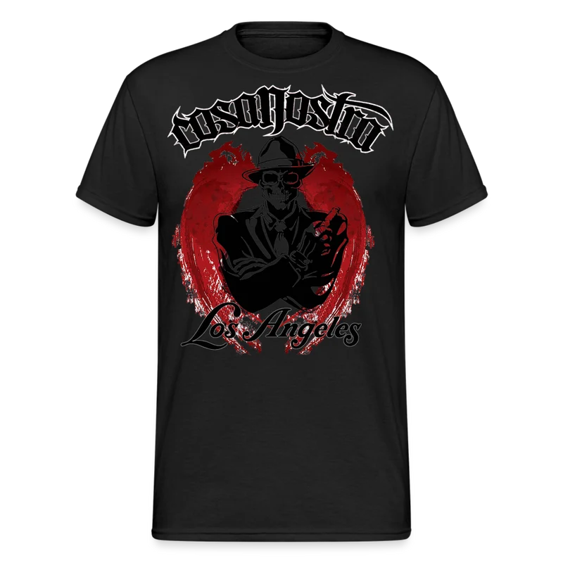 Herren COSA NOSTRA T-Shirt Rundhals Unisex Streetwear Gildan 100% Baumwolle