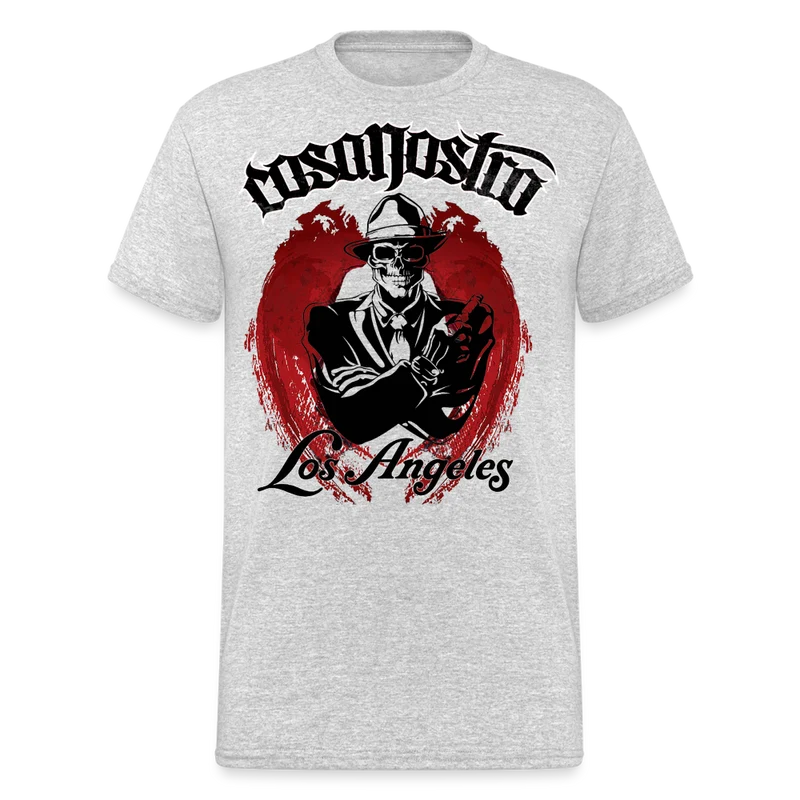 Herren COSA NOSTRA T-Shirt Rundhals Unisex Streetwear Gildan 100% Baumwolle